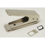 Dual Sim Cutter For Apple iPhone 5, 5G with Micro & Nano Sim Adaptor