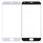Replacement Front Glass For Meizu Mx5e White By - Maxbhi Com