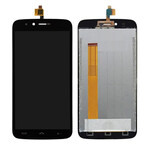 Lcd With Touch Screen For Homtom Ht50 Black By - Maxbhi Com