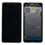 Lcd With Touch Screen For Lava Z50 White By - Maxbhi Com