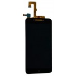 Lcd With Touch Screen For Alcatel Pulsemix Black By - Maxbhi Com