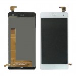Lcd With Touch Screen For Wiko Jerry2 Silver By - Maxbhi Com