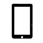 Replacement Front Glass For Zync Z909 Plus Grey By - Maxbhi.com