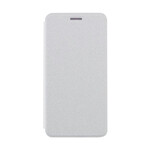 Flip Cover For Huawei Y6 Pro 2017 Silver By - Maxbhi.com