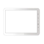 Replacement Front Glass For Penta Tpad Ws802c Black By - Maxbhi.com