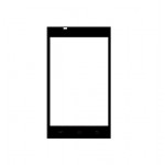 Replacement Front Glass For Rage Rapid Black By - Maxbhi.com