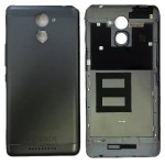 Back Panel Cover For Bq Aquaris U Plus Black - Maxbhi Com