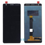 Lcd With Touch Screen For Nokia 3 1 Nokia 3 2018 Black Chrome By - Maxbhi Com