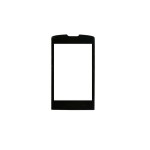 Replacement Front Glass For Lg Gw525 Silver By - Maxbhi.com