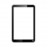 Replacement Front Glass For Byond Tech Laplet L9 Pink By - Maxbhi.com