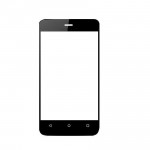 Replacement Front Glass For Zen P60 Black By - Maxbhi.com