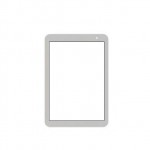 Replacement Front Glass For Toshiba Wt8b Gold By - Maxbhi.com