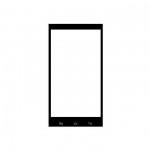 Replacement Front Glass For Yestel Q555 Silver By - Maxbhi.com