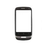 Replacement Front Glass For Huawei U8510 Ideos X3 Black By - Maxbhi.com