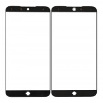 Replacement Front Glass For Meizu 15 Black By - Maxbhi Com