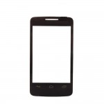 Replacement Front Glass For Alcatel Tribe 3040 Black By - Maxbhi.com