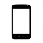 Replacement Front Glass For Alcatel Ot983 Red By - Maxbhi.com