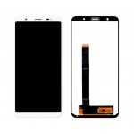 Lcd With Touch Screen For Lava Z81 White By - Maxbhi Com