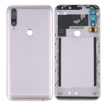 Back Panel Cover For Asus Zenfone Max Plus M2 Zb634kl Silver - Maxbhi Com