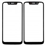 Replacement Front Glass For Motorola Moto G7 Play Black By - Maxbhi Com