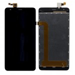LCD with Touch Screen for Intex Aqua Life III Grey