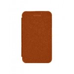 Flip Cover For Micromax X222 Brown By - Maxbhi Com
