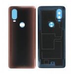Back Panel Cover For Motorola One Vision Brown - Maxbhi Com