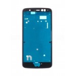 Lcd Frame Middle Chassis For Moto E4 Black By - Maxbhi Com