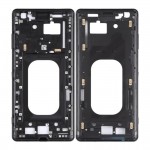 Lcd Frame Middle Chassis For Sony Xperia Xz3 Black By - Maxbhi Com