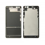 Lcd Frame Middle Chassis For Microsoft Lumia 535 Dual Sim Black By - Maxbhi Com