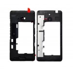 Lcd Frame Middle Chassis For Microsoft Lumia 640 Xl Lte Dual Sim Blue By - Maxbhi Com