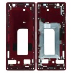 Lcd Frame Middle Chassis For Sony Xperia 5 Red By - Maxbhi Com