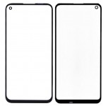 Replacement Front Glass For Huawei P40 Lite E Black By - Maxbhi Com