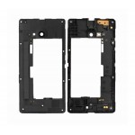 Lcd Frame Middle Chassis For Nokia Lumia 730 Dual Sim Orange By - Maxbhi Com