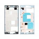 Lcd Frame Middle Chassis For Sony Xperia X Compact Blue By - Maxbhi Com