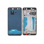 Lcd Frame Middle Chassis For Huawei Y6 2017 White By - Maxbhi Com