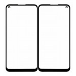 Replacement Front Glass For Xiaomi Redmi Note 9 Black By - Maxbhi Com