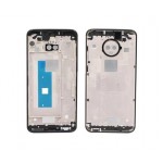 Lcd Frame Middle Chassis For Motorola Moto G7 Plus Black By - Maxbhi Com