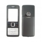 Front & Back Panel For Nokia 6300 - Black
