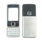 Front & Back Panel For Nokia 6300 - Silver