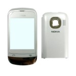 Front & Back Panel For Nokia C2-02 Touch and Type - White