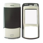 Front & Back Panel For Nokia N70 - Black