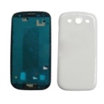 Front & Back Panel For Samsung I9300 Galaxy S III - White