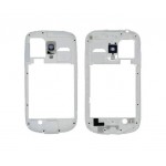 Lcd Frame Middle Chassis For Samsung I8190 Galaxy S3 Mini Red By - Maxbhi Com