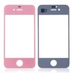 Front Glass Lens For Apple iPhone 4 - Pink