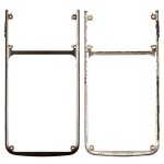 Front Cover For Nokia C301 Touch And Type Grey - Maxbhi Com