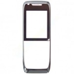 Front Cover For Nokia E51 Silver Withblack - Maxbhi Com