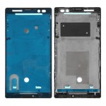 Lcd Frame Middle Chassis For Sony Xperia C S39h Black By - Maxbhi Com