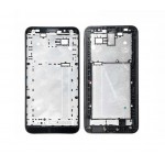 Lcd Frame Middle Chassis For Asus Zenfone 2 Deluxe Ze551ml Silver By - Maxbhi Com