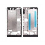 Lcd Frame Middle Chassis For Huawei Ascend P6 With Dual Sim Black By - Maxbhi Com